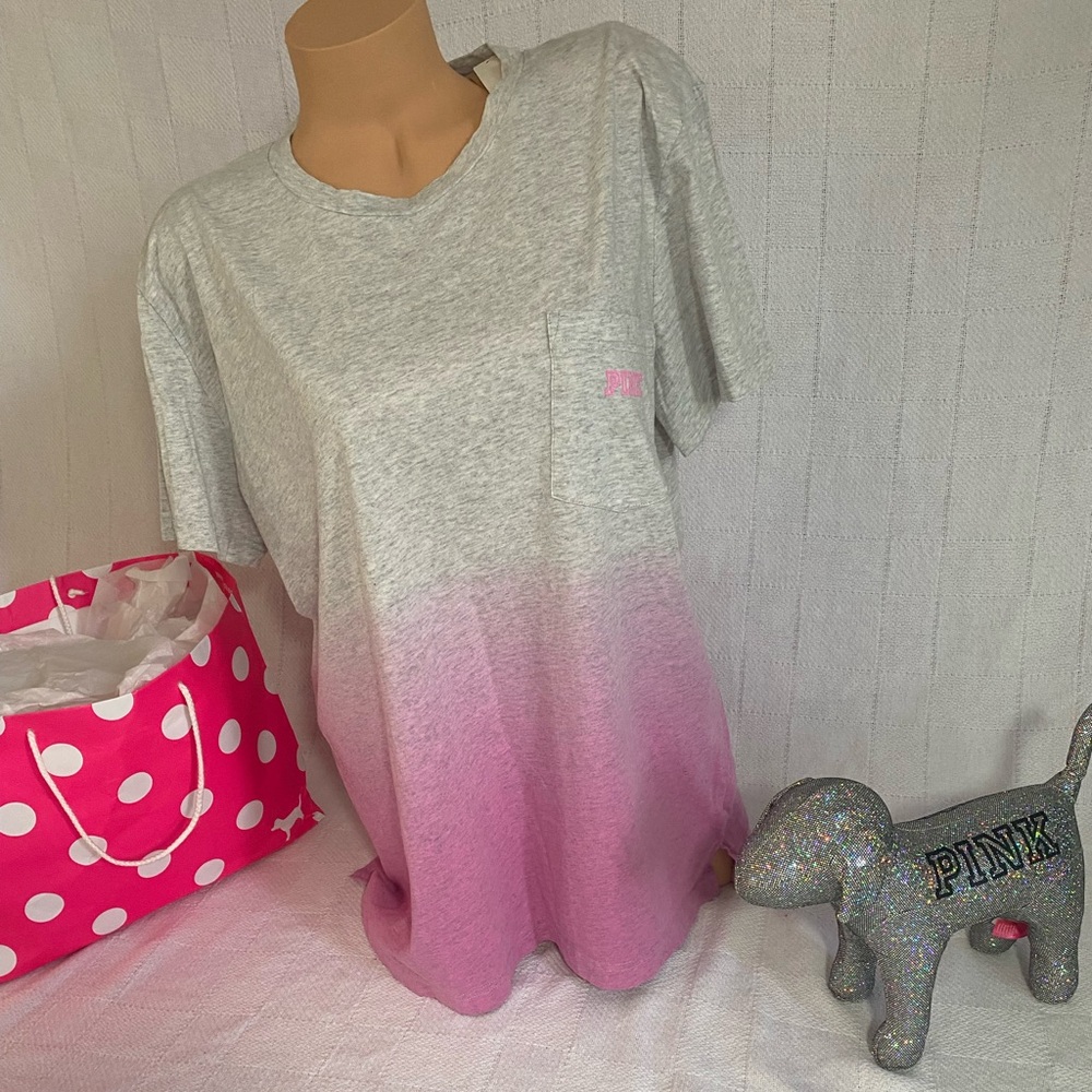 NWT VS PINK EXTRA LARGE CAMPUS TEE - Picture 8 of 10